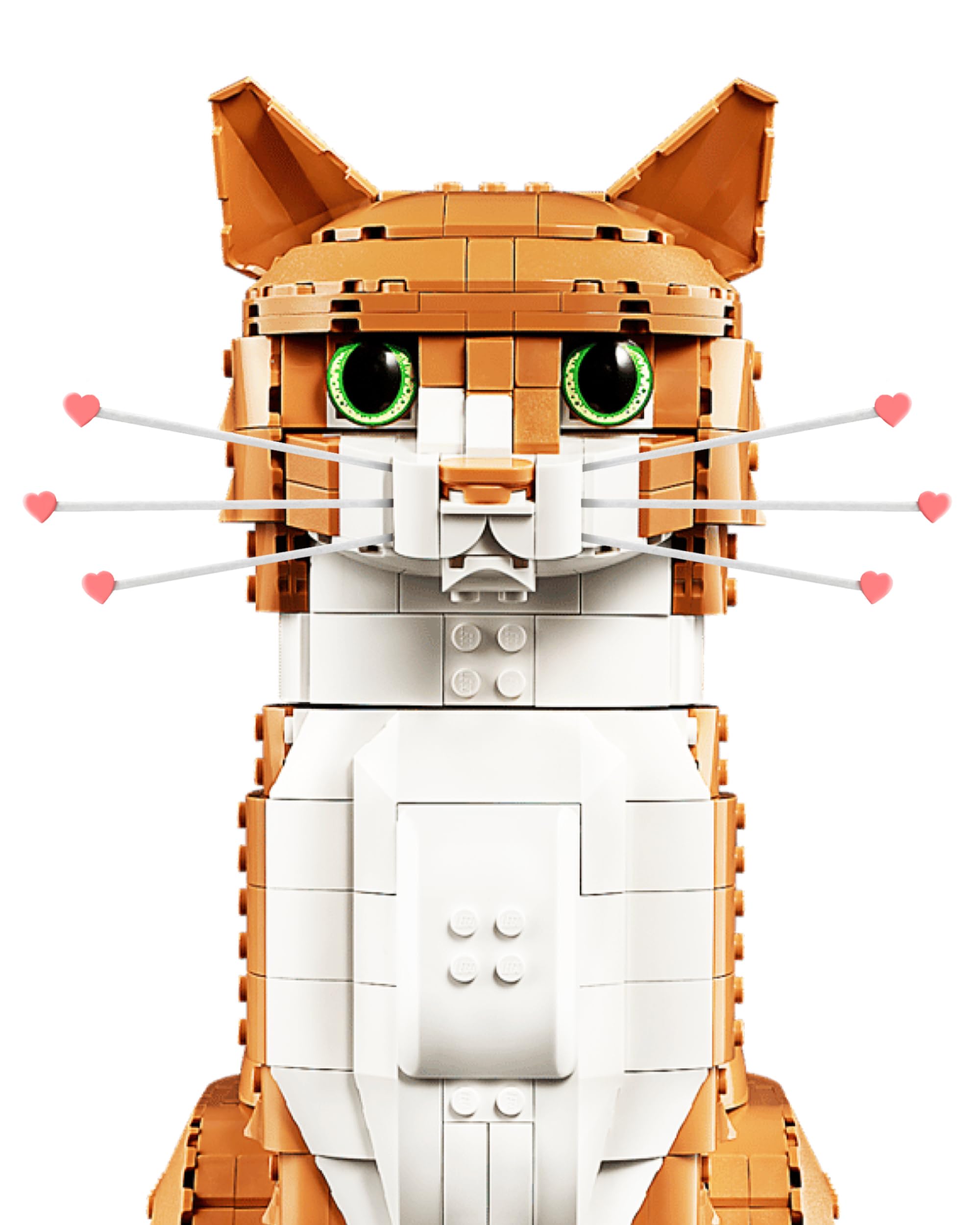 Amazon.com: Whiskers for Lego® 21349 Ideas Tuxedo Cat & Lego